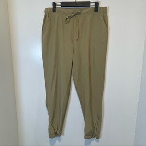 Albion tan jetsetter‎ joggers women’s size medium